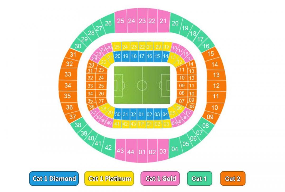 mapa benfica stadium