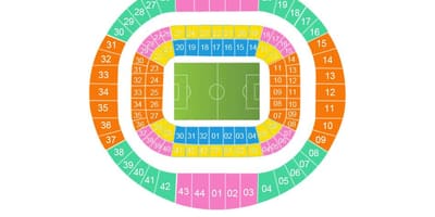 Mapa benfica stadium