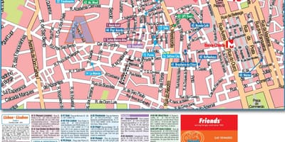 Mapa gay mapu lisabonu
