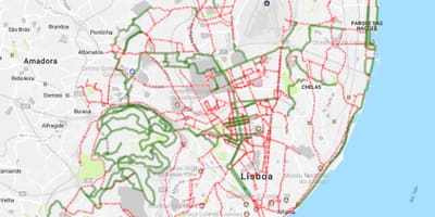 Mapa lisabonu kole